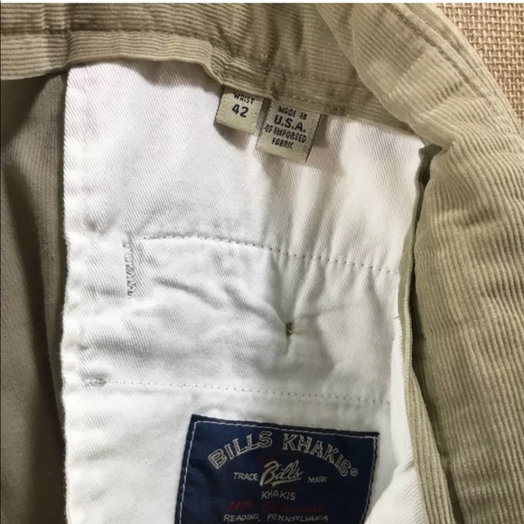 Bills Khakis M2P Corduroy Khaki Pants - Picture 5 of 6